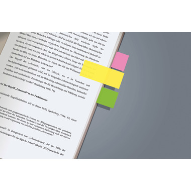 SIGEL Haftnotizen BRILLANT 20x50mm HN630 farbig ass. 4 x 40 Streifen