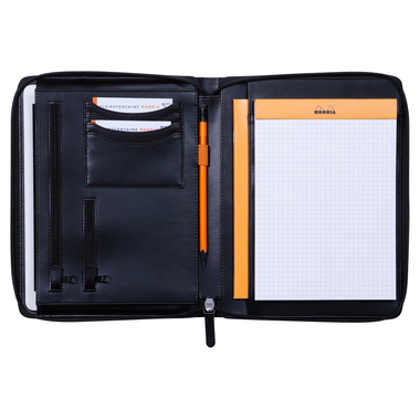 RHODIA Konferenzmappe A5 168100C schwarz