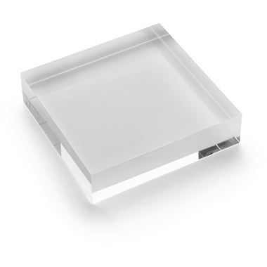 DEFLECTO Blocco acrilico 100x25mm AB325 transparente lucido