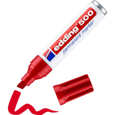 EDDING Marqueur permanent 500 2-7mm 500-2 rouge