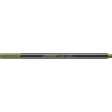 STABILO Penna Fibra 68 1mm 68/843 metallic verde chiaro
