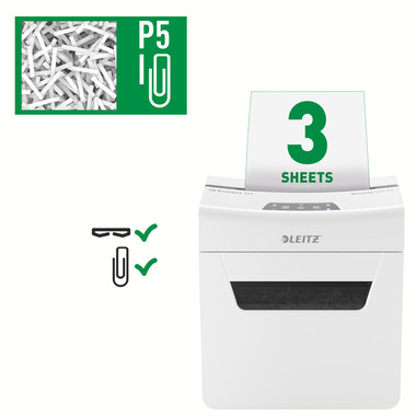 LEITZ Distruggi docum. IQ Protect 8093-20-00 3M, P-5, 10lt
