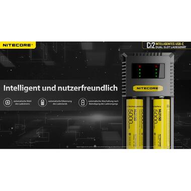 Nitecore Chargeur Ci2 USB-C
