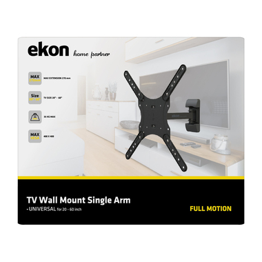 60 inch adjustable wall-mounted TV support