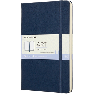 MOLESKINE Sketch Book L/A5 715611 165g, HC, Saphir