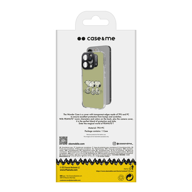 Cover Peanuts rigida per iPhone 14 Pro Max | case&me