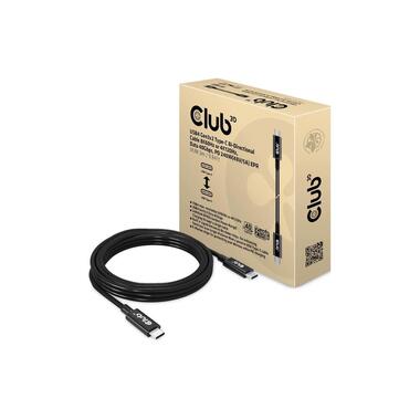 Club 3D Câble USB CAC-1579 USB-C - USB-C 3 m