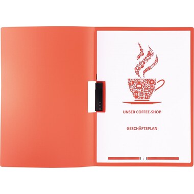 KOLMA Cartellina con clip A4 11.015.04 rosso 25 fogli