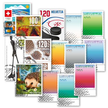 Set emissione 1/2026 Set emissione 1/2026 con francobolli singoli, con annullo