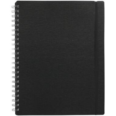 KOLMA Carnet LineaVerde A4 06.520.06 quadrillé, 70g/m2 noir
