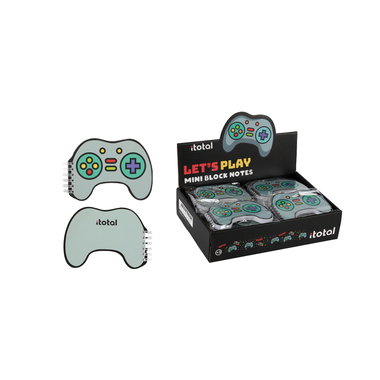 I-TOTAL Mini Notizblock 9.5x13cm XL1840F Let's play