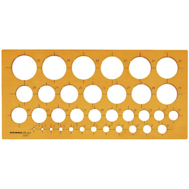 RUMOLD Kreisschablone 2810 270x130x2mm