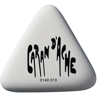 CARAN D'ACHE Gomme à effac. Triangulaire 149.310 blanc 45x50x45mm