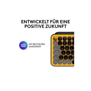 Logitech Keyboard POP Keys Blast Yellow