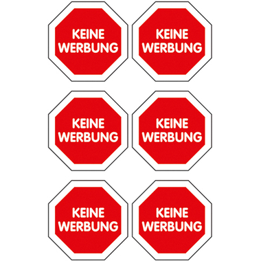 Z-DESIGN Sticker Keine Werbung 59505 Keine Werbung