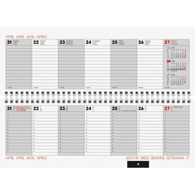 BIELLA Agenda Colorful 2026 888377050026U 1S/2P blu ML 29.7x10.5cm