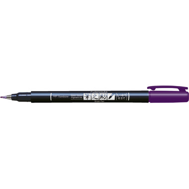 TOMBOW Stylo de calligraphie Hard WS-BH18 Fudenosuke, lila