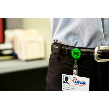 RIEFFEL SWITZERLAND Badgehalter KB MBID GRÜN grün