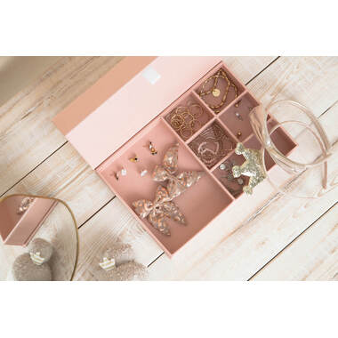BIGSO BOX OF SWEDEN Schmuckbox Jolie 706152101TAB dusty pink 26.5x19x5cm