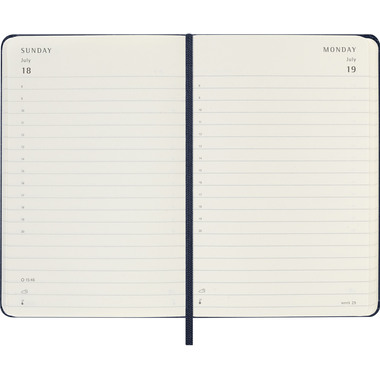 MOLESKINE Agenda Classic Pocket 2027 DHB2012DC2Y27 1J/1P saphir HC 9x14cm