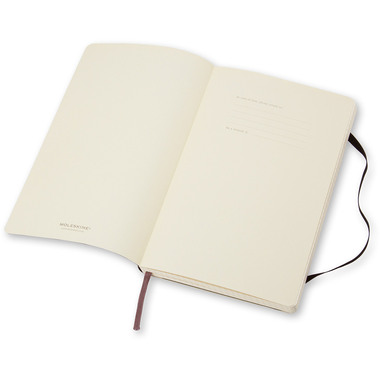 MOLESKINE Notizbuch Soft A5 718-6 kariert schwarz