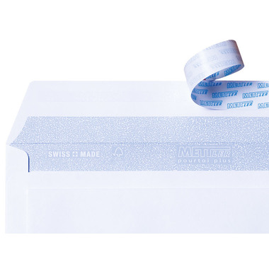 METTLER Couvert Fenster rechts C5 8064-100S100 100g,hochweiss,Kleber 100 Stk.
