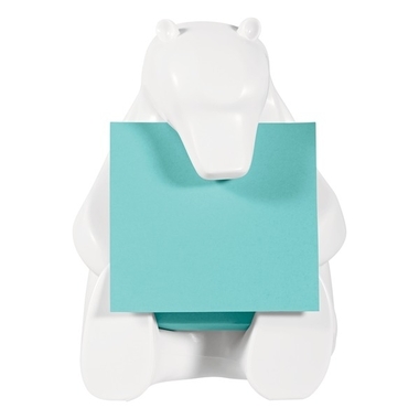 POST-IT Z-Notes Bear Dispenser 76x76mm BEAR-330 aquawave