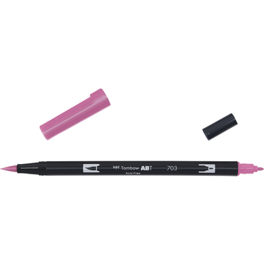 TOMBOW Dual Brush Pen ABT 703 pink rose