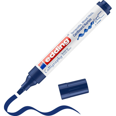 EDDING Permanent Marker 1455 1-5mm 1455-17 blu