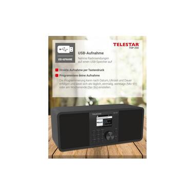 Telestar Radio Internet TOP 250 Noir