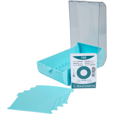 EXACOMPTA Caisse defischier Bunny A8 5336323D vert pastel/tr. 10x6.2x19.5cm