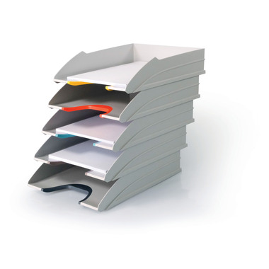 DURABLE Briefablage-Set Varicolor 770427 weiss/bunt 5-teilig