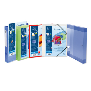 EXACOMPTA Livre présentation KC A4 58209E blanc 20 pochettes