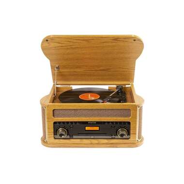 Fenton Tourne-disque Memphis Vintage Brun clair