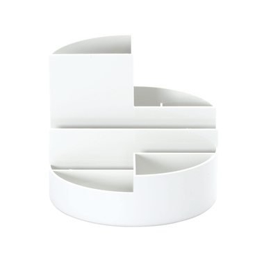 MAUL Stifteköcher Recycle 6.35 6 Fächer, weiss