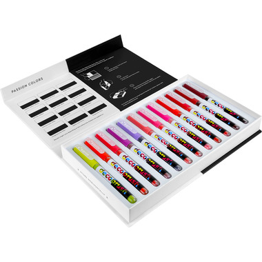 KARIN Pigment Deco Brush 29C6 Passion Colors Set 12 Farben