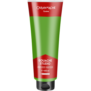 CARAN D'ACHE Deckfarbe Gouache 450ml 2340.720 brillantgrün, Studio