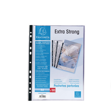 EXACOMPTA Buste portalistini PP 90 my A4 5900E trasparente, liscio 100 pz.