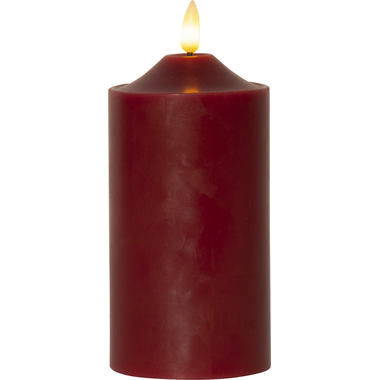 STAR TRADING Bougie LED Flamme 17cm 12.061-62 rouge