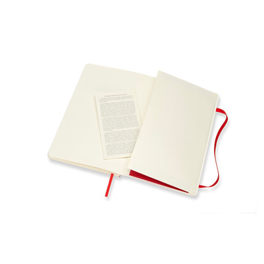 MOLESKINE Notizbuch L/A5 854634 Liniert,SoftCover,Scharlach