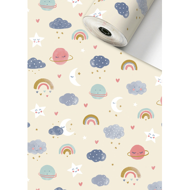 STEWO Papier cadeau Hiroko 2522547250 beige 0.5x250m