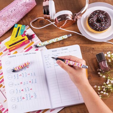 ONLINE Penna stilo. College M 12565/3D Metallic Rose