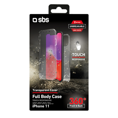 Coque 360° transparente pour iPhone 11