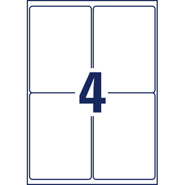 AVERY ZWECKFORM Etiquettes 99,1x13mm L7769-40 blanc, glossy 160 pcs.