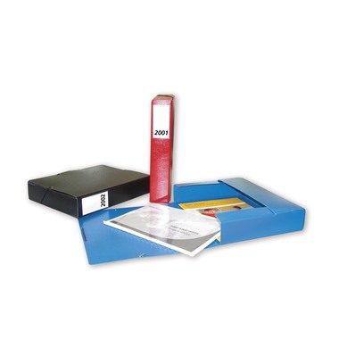 EROLA Sammelbox mit Gummizug A4 116 schwarz