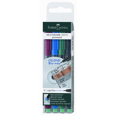 FABER-CASTELL OHP MULTIMARK S 152304 4-colori ass. permanenti