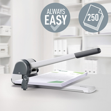 LEITZ Superlocher 25mm 51820084 hellgrau 250 Blatt