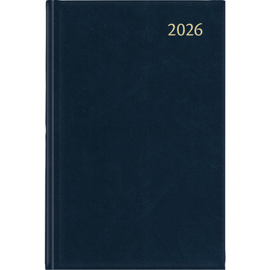 AURORA Agenda Balacron Folio 2026 FA111Z 2T/1S schwarz ML 14x21cm