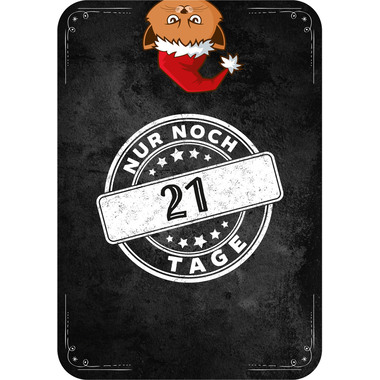 ARS EDITION Calenda. Avvento 7.2x10.5cm 136214 24 carte per sfogarsi