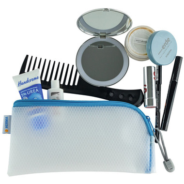 HERMA Étui à documents avec zip A6 20003 bleu, 23x11cm